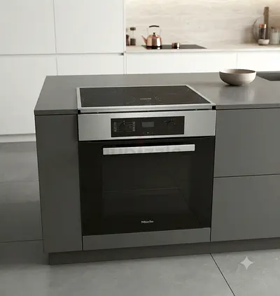 Miele brand 4Burner built-in cooktop 60cm and oven