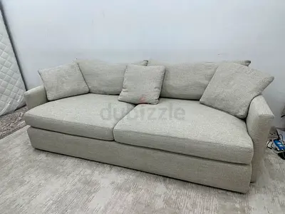 Looks great condition cratebarrel three seater sofa