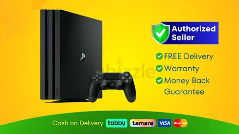 Sony PlayStation 4 - Pro - Black - 1TB | Brand New | 01 Month Warranty | FREE  Delivery