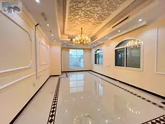 Annual rental villa in Al Yasmeen, Ajman with 5 master bedrooms, 7 bathrooms and maid room, unfurnis