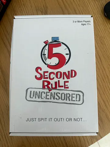 5 second rule board game