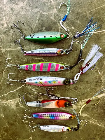 Fishing Jigs 40g,30g,32g,30g (Yashi, Jackson Gallop, Jackall, Hyabusa, Tungsten, King)