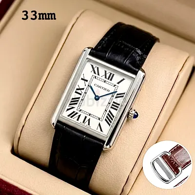 Cartier tank 33mm womens watch