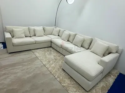 Still brand new condition cratebarrel Ushape sofa