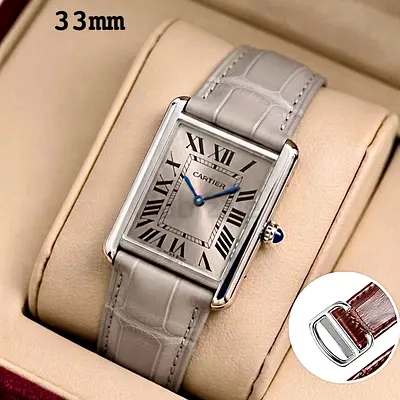 Cartier tank 33mm womens watch