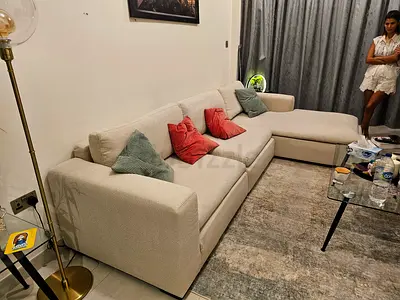 Amazing Condition Marina Home feather 🪶 filled Sofa Beige