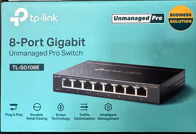 TP-Link TL-SG108E 8-Port Gigabit Unmanaged Pro Switch
