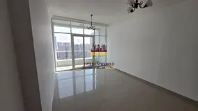 Panoramic Studio with Balcony for Rent in Al Taawun. Open View, Built-in Wardrobes, Free Maintenance