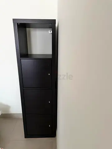 IKEA Shelving Unit including 3 inserts with doors