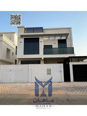 Brand New 5BR Villa with Majlis | 3,800 Sq Ft | Electricity & Water Connected | Al Bahia Ajman