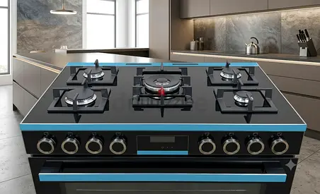 Bosch Series 8 Latest Model 90cm Black Gas Cooker – Premium German Engineering