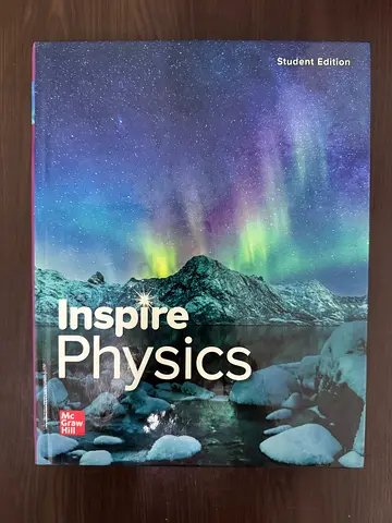 Inspire Physics textbook (Pearson/McGraw Hill) - high school physics book