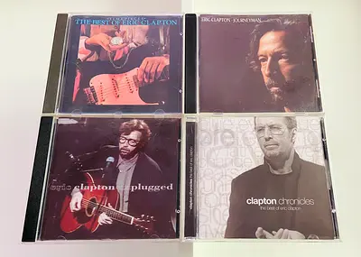 4 Eric Clapton Music CD’s