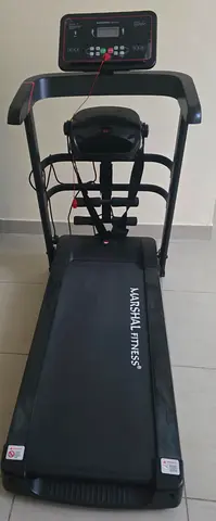 Marshal Fitness Treadmill with Built-in Massager and Sit-up Bar