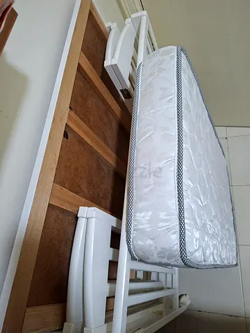 Foldable and Moveable Baby Cot with Mattress.