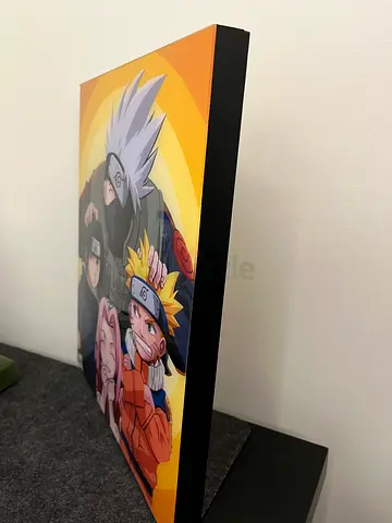 Naruto Canvas Wall Art - Framed Anime Poster strong wood