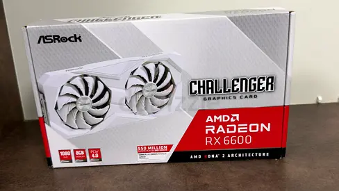 ASRock Challenger AMD Radeon RX 6600 8GB GDDR6 | Excellent Condition | With Original Box