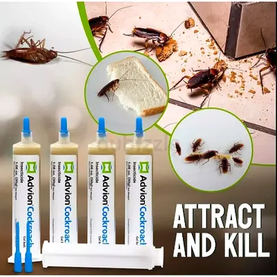 Advion Cockroach Gel Bait Syringes - Attract Kill
