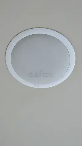 Ceiling-mounted round in-wall/in-ceiling speaker - working condition