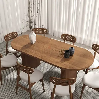 Modern Oval Wooden Dining table