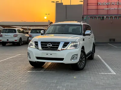 نيسان باترول V8 LE PLATINUM خليجي صبغ وكالة فول اوبشن قمة في النظافة