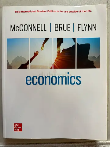 Economics by McConnell, Brue Flynn. McGrawHill (International Student Edition)