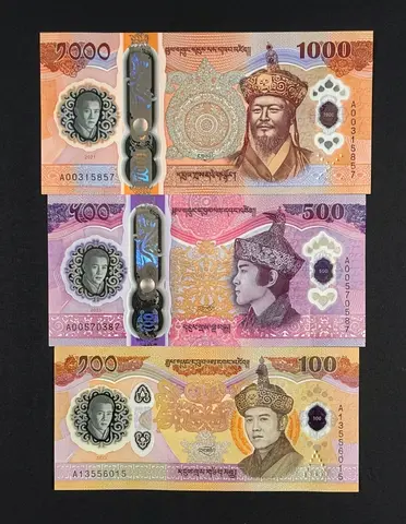 Banknote Bhutan Commemorative Polymer Set