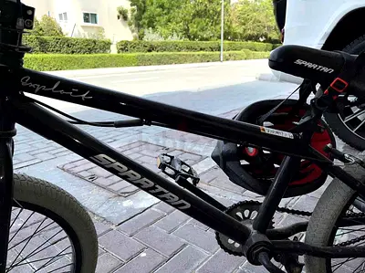 Spartan Exploit 20-inch freestyle BMX bike gloss black