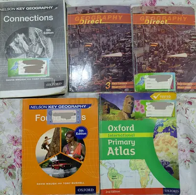 Oxford Nelson Key Geography  Oxford Primary Atlas School Textbooks + Science and Social studies TB