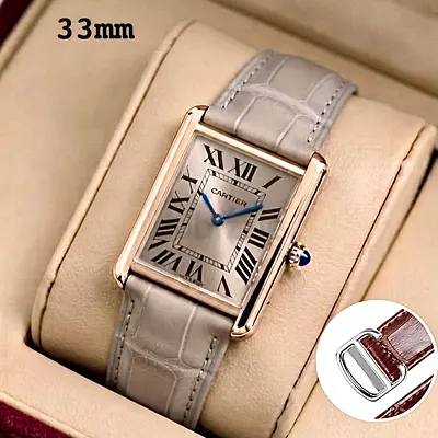 Cartier tank 33mm womens watch