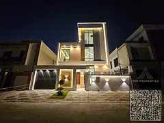 A luxury villa in one of the best areas of Ajman, in the Al Yasmin area, right next to Al Hamidiya P