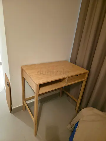 IKEA NORDKISA Bamboo Dressing Table / Small Desk - 76x47 cm