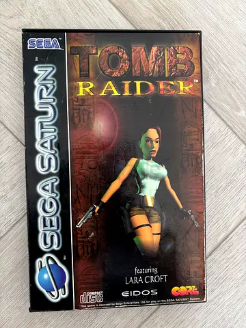 Tomb Raider (Sega Saturn) - Original Game Case