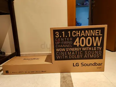 LG Soundbar S70T 3.1.1 Channel 400W with Dolby Atmos - Sealed Pack, Never used.