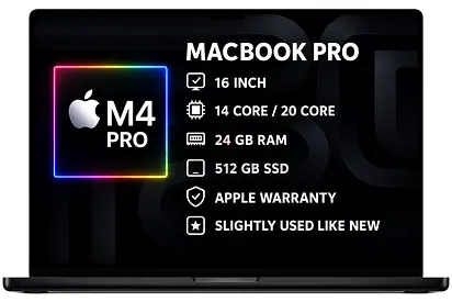 MacBook Pro M4 Pro | 24GB RAM | 512GB SSD | 16”