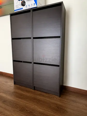 IKEA Dark Brown Shoe Cabinet / Storage Cabinet - Excellent Condition