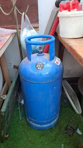 Used 25kg Blue Gas Cylinder - Good Condition