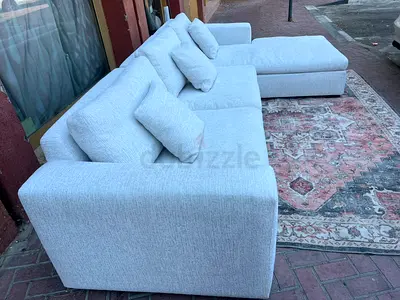 Premium Quality Marina Home feather 🪶 filled L Shape Sofa