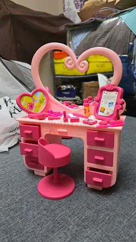 Barbie Vanity Playset with Mirror, accessories and Stool