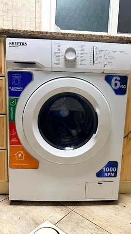 Krypton 6kg Front Load Washing Machine - 1000 RPM