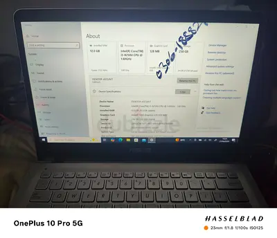 Used ASUS Laptop - Intel Core i5, 12GB RAM, 256GB SSD