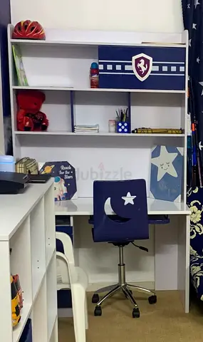 Furniture used bed cobord study table