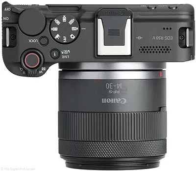 Canon R50V with kit lens