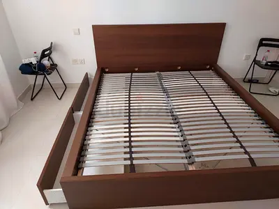 Ikea King size bed with mattress available in perfect condition