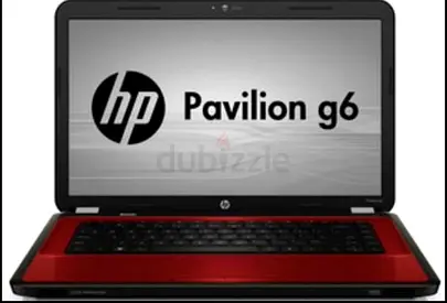 HP Pavilion g6 Red 15.6 Laptop - Good Working Condition