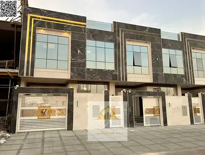 فيلا جديدة بسعر شامل رسوم التسجيل والتمليك اول ساكن تملك حر لجميع الجنسيات بالقرب من شارع الشيخ محمد بن زايد