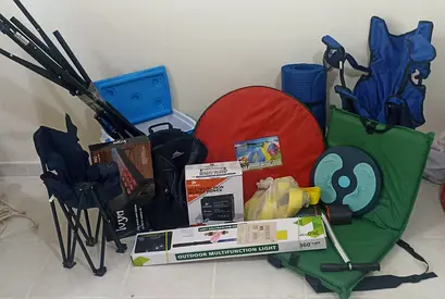 Camping Hiking Beach Adventure Essential Set - take all for only 700 dhs Preloved - super deals