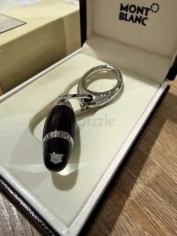 Genuine The Montblanc Urban Walker key ring Meisterstück Keychain Black (With Box)