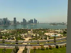 1BHK with a sea view in Al Majaz 2 | Central AC | Built-in wardrobes | Near City Centre Sharjah | Ea