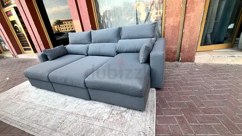 IKEA Esklstuna L Shape Sofa Bed Dark Gray